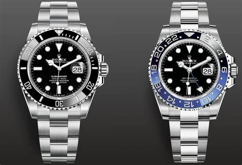 rolex gmt master ii o submariner|rolex gmt master vs submariner.